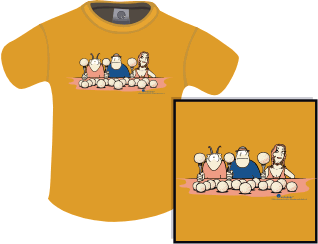 T-Shirt Motiv: Knödelessen
